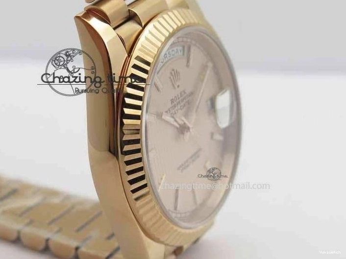 RG Best RG 228239 40mm Edition Day-Date RG Bracelet Dial Noob 1:1 President On A3255 0404